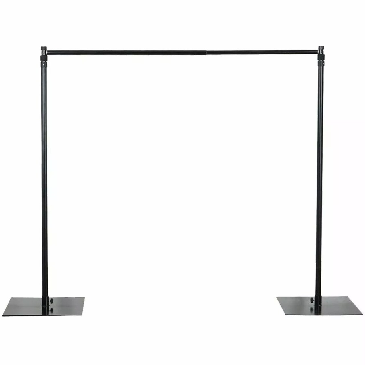 10 ft x10 ft BLACK Photography Backdrop Heavy Duty Stand Kit Background Wedding